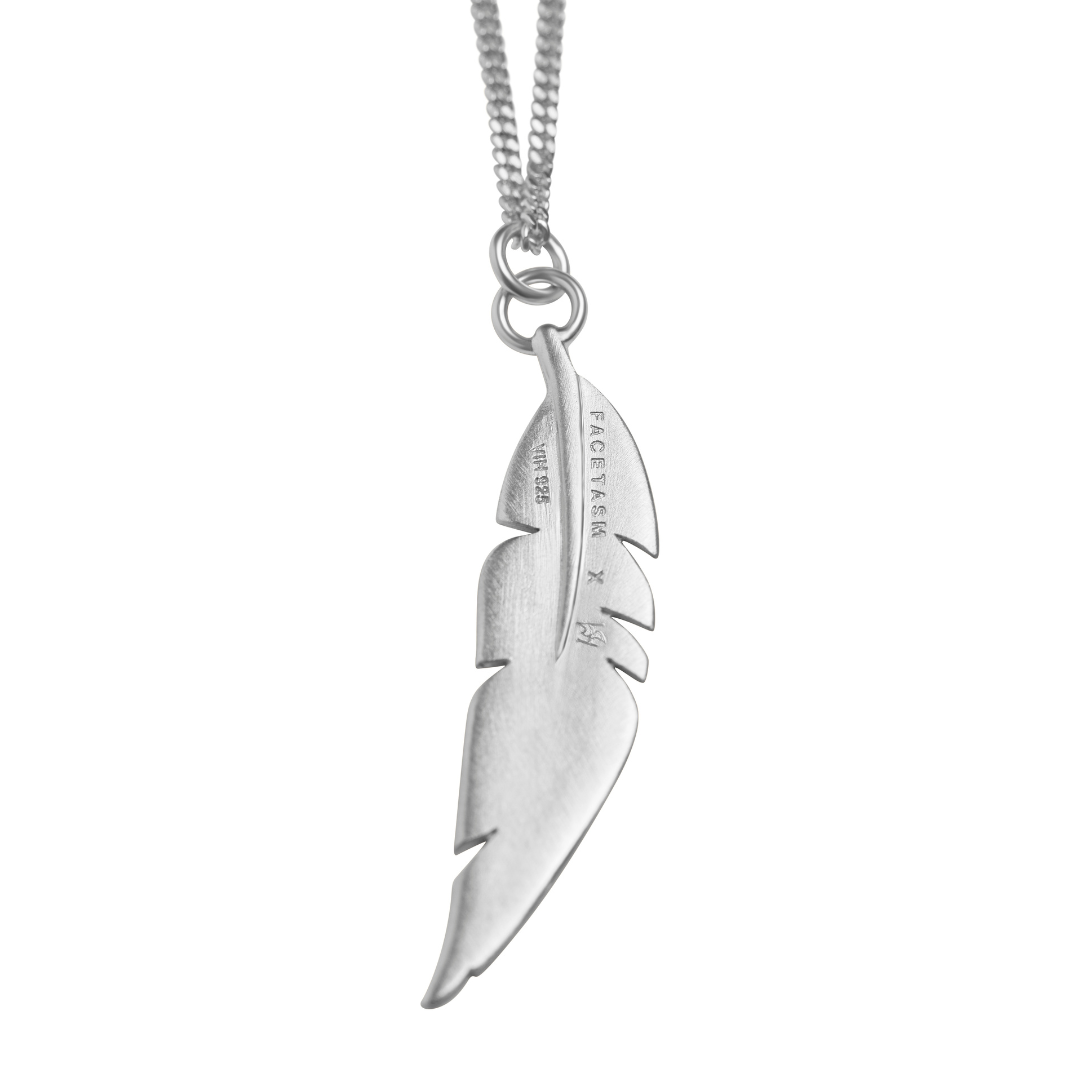 VH x FACETASM FEATHER PENDANT FOR NECKLACE - Silver