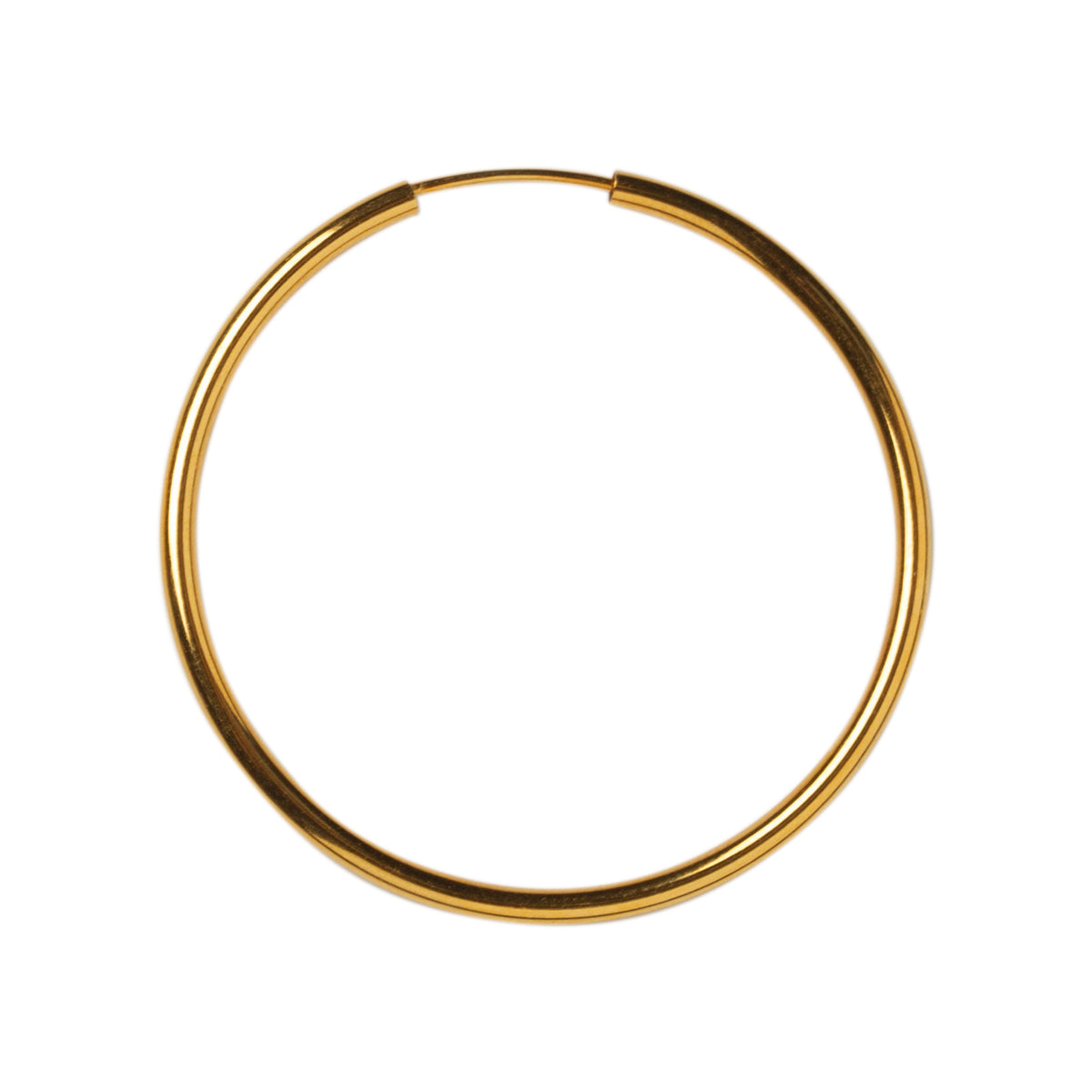 18K GOLDPLATED HOOP - XLARGE