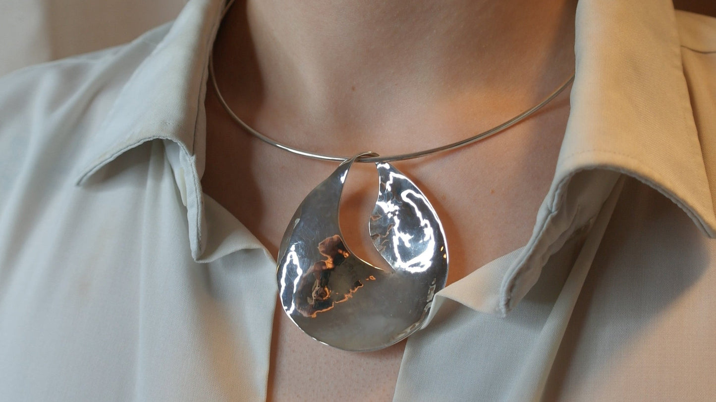 BLOODLINE NECKPIECE - silver