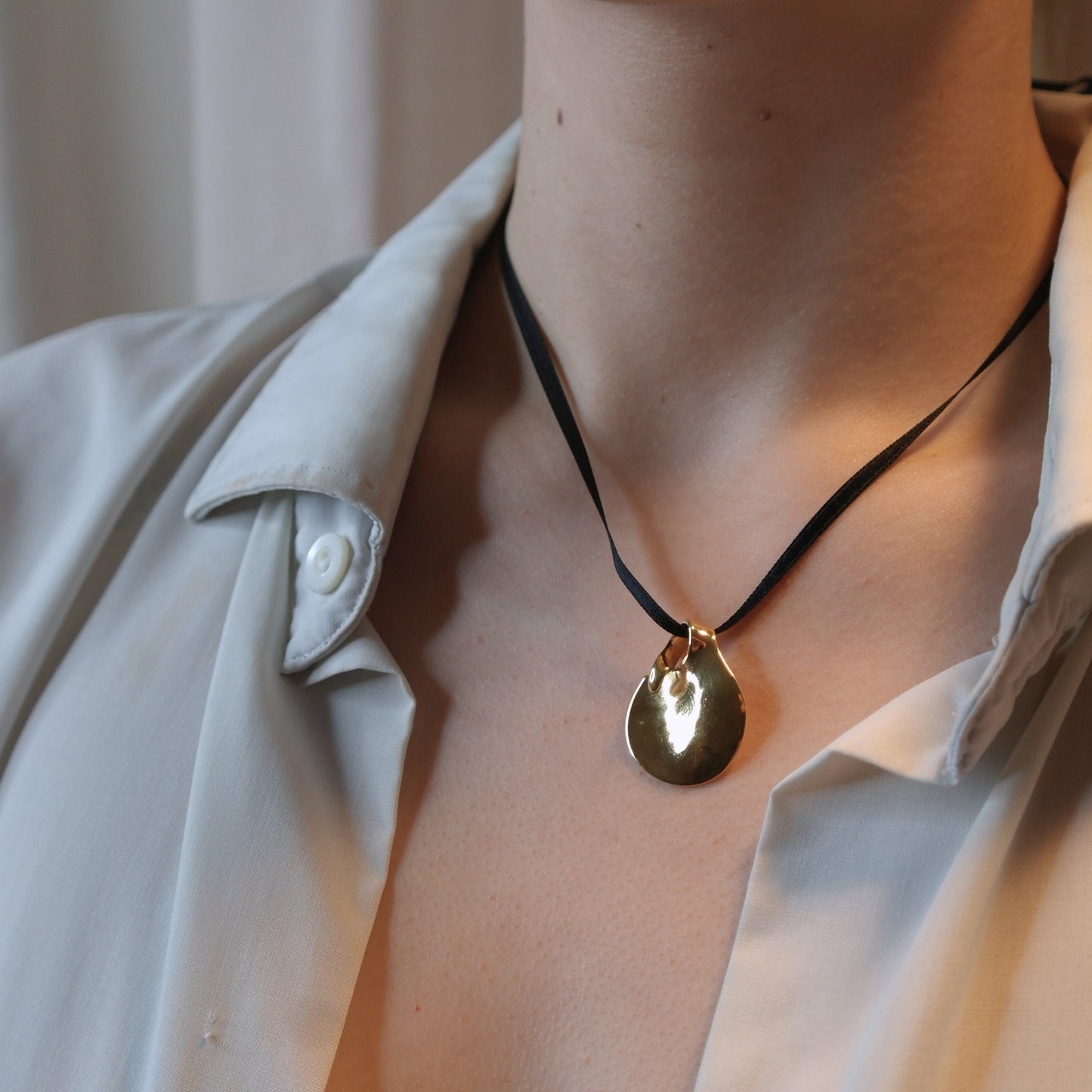 BLOODLINE PENDANT SMALL - silver