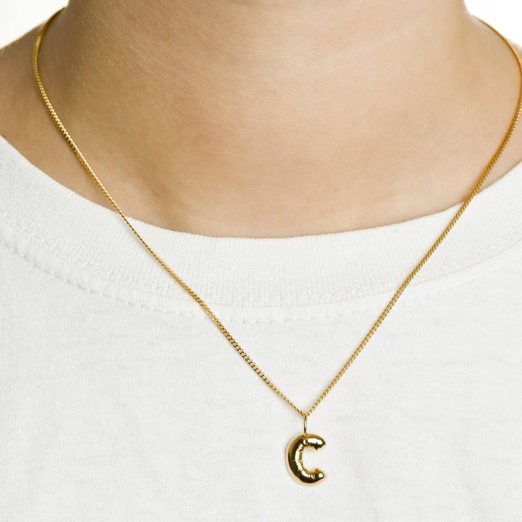 Love Letters Necklace Pendant C, gold