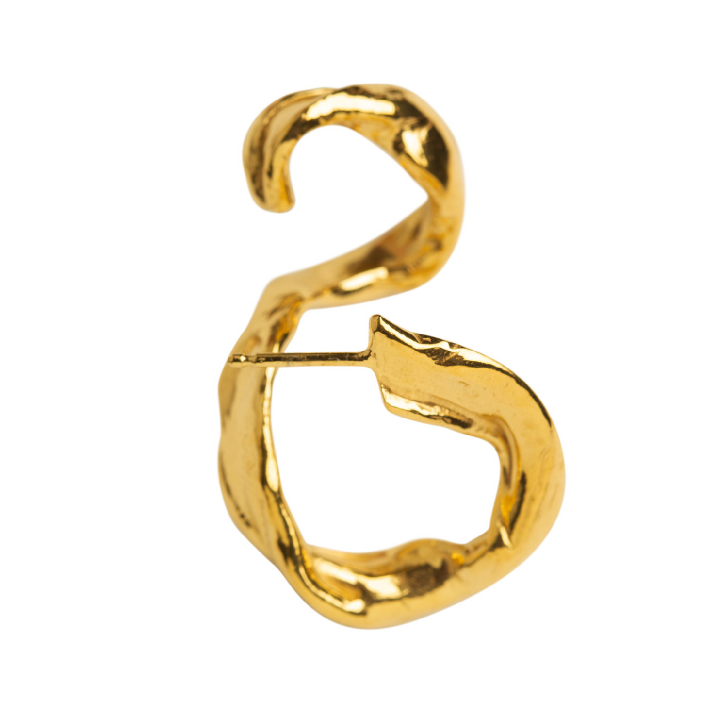 DRIP EARCRAWLER - goldplated silver