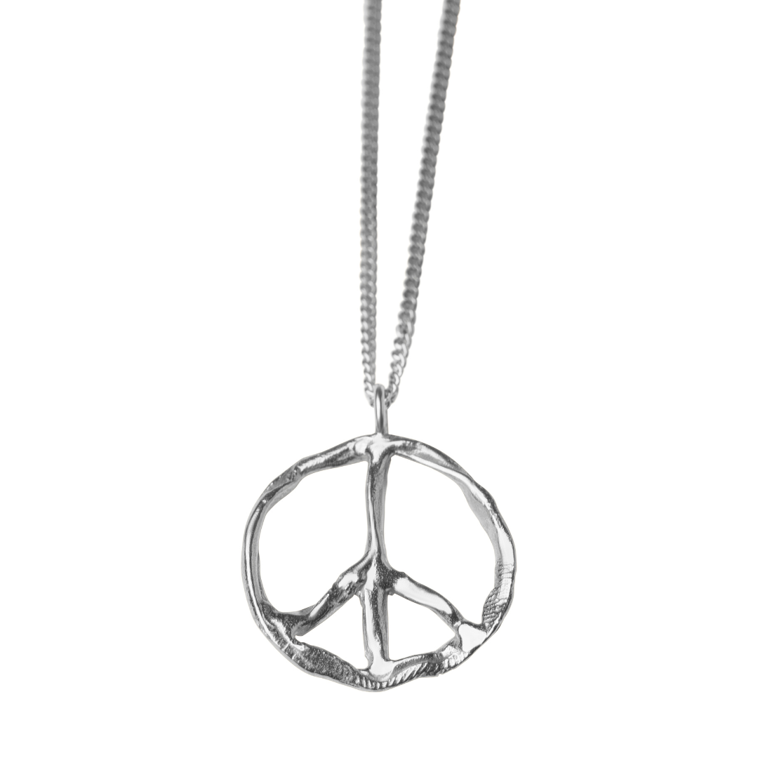 VH x FACETASM PEACE SIGN PENDANT FOR NECKLACE - Silver