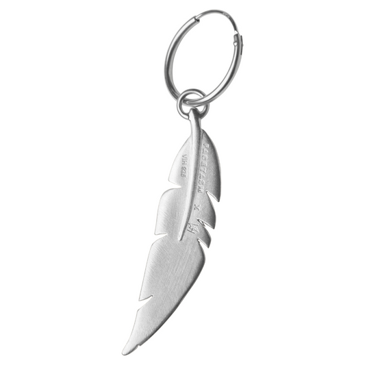 VH x FACETASM FEATHER PENDANT FOR EARRING - sterling silver pendant