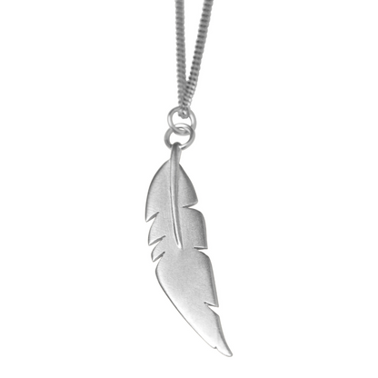 VH x FACETASM FEATHER PENDANT FOR NECKLACE - Silver