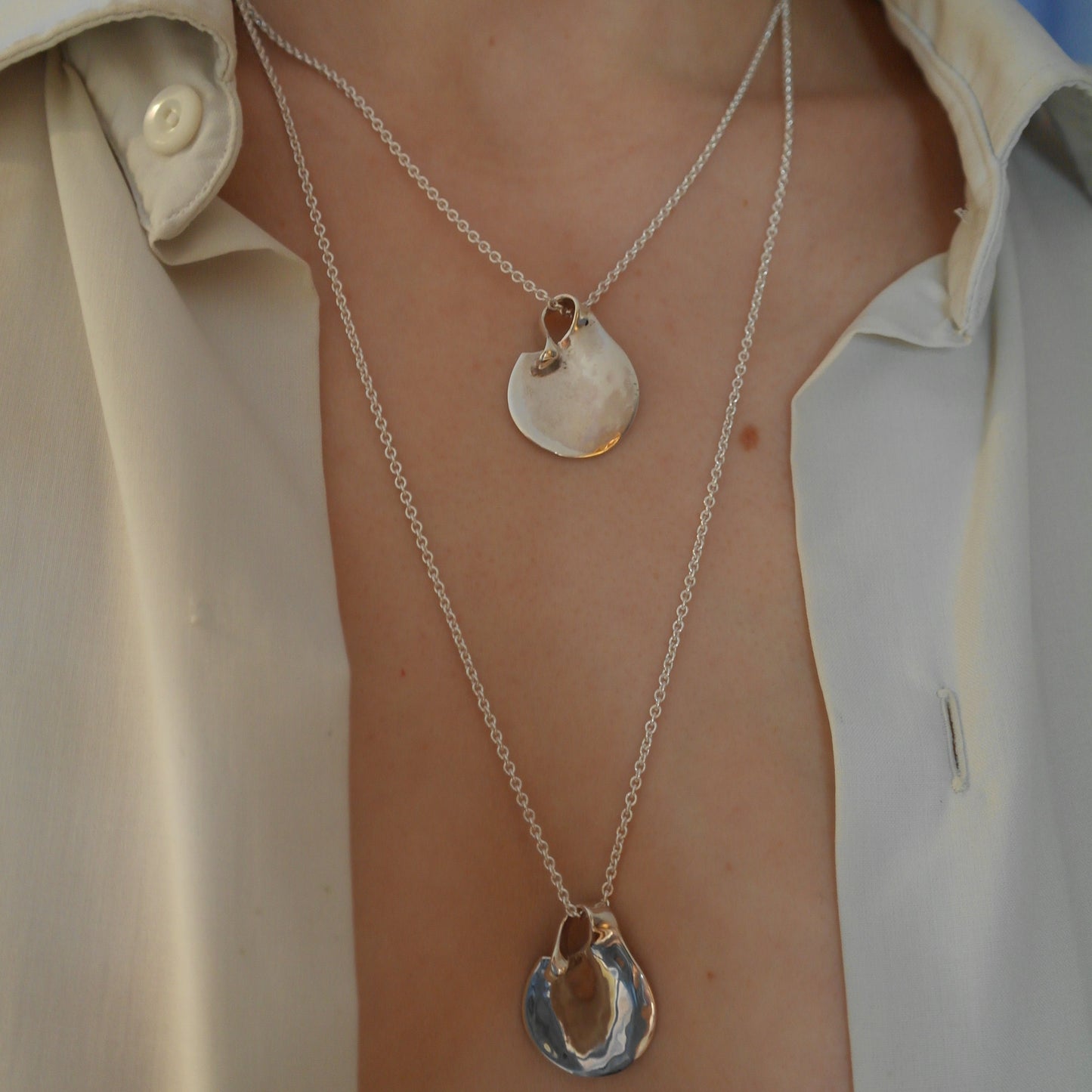 BLOODLINE NECKLACE SMALL - silver