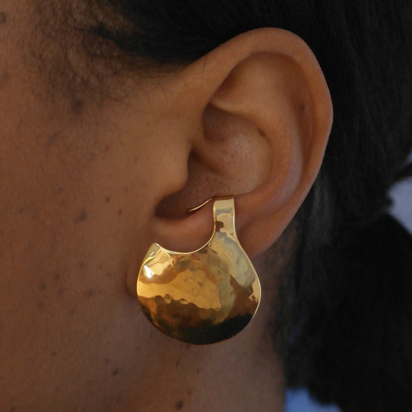 BLOODLINE EARRING SMALL - goldplated