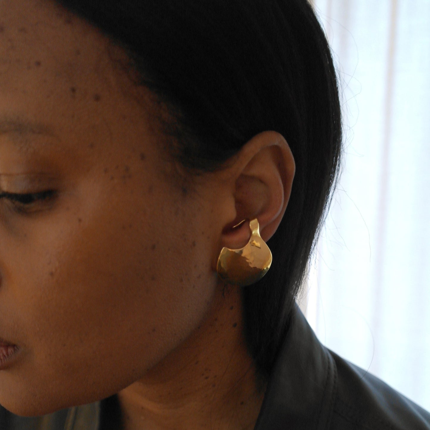 BLOODLINE EARRING SMALL - goldplated