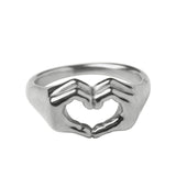 LOVE & RESPECT ring sterling, silver