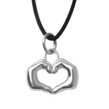 LOVE & RESPECT pendant necklace, Silver