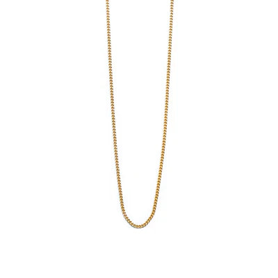 GOLDPLATED STERLING SILVER CHAIN - 50 CM