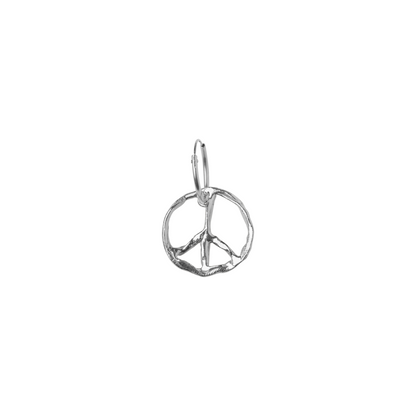 VH x FACETASM PEACE SIGN PENDANT FOR EARRING - sterling silver pendant