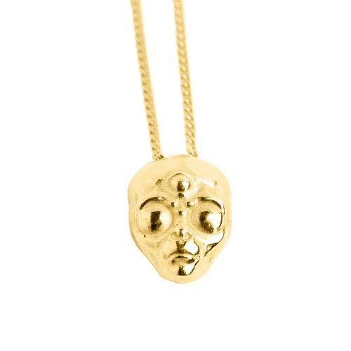 ALIEN NECKLACE, gold