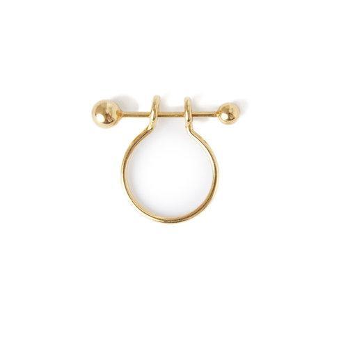 ANNA RING PIERCING, goldplated