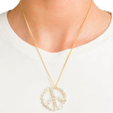 IRIS “sign of the times” necklace, gold plated