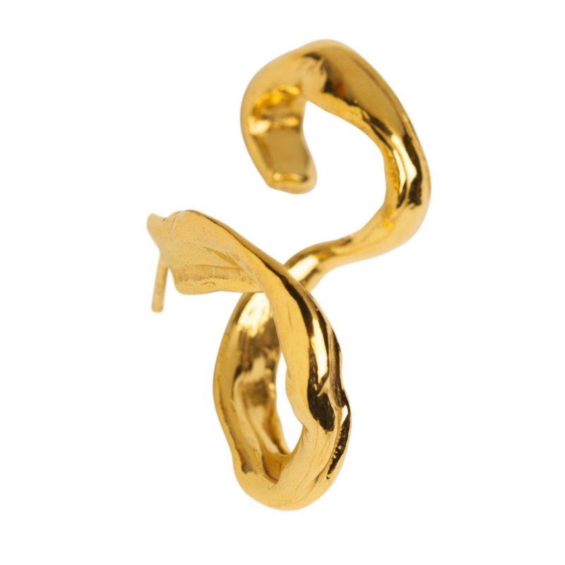 DRIP ear crawler, gold-plated
