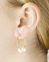 IRIS EARRING round piercing style - Vibe Harsløf Jewelry