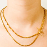 Elsa Double Chain Necklace - Vibe Harsløf Jewelry