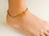 Elsa anklet Fat Chain - Vibe Harsløf Jewelry